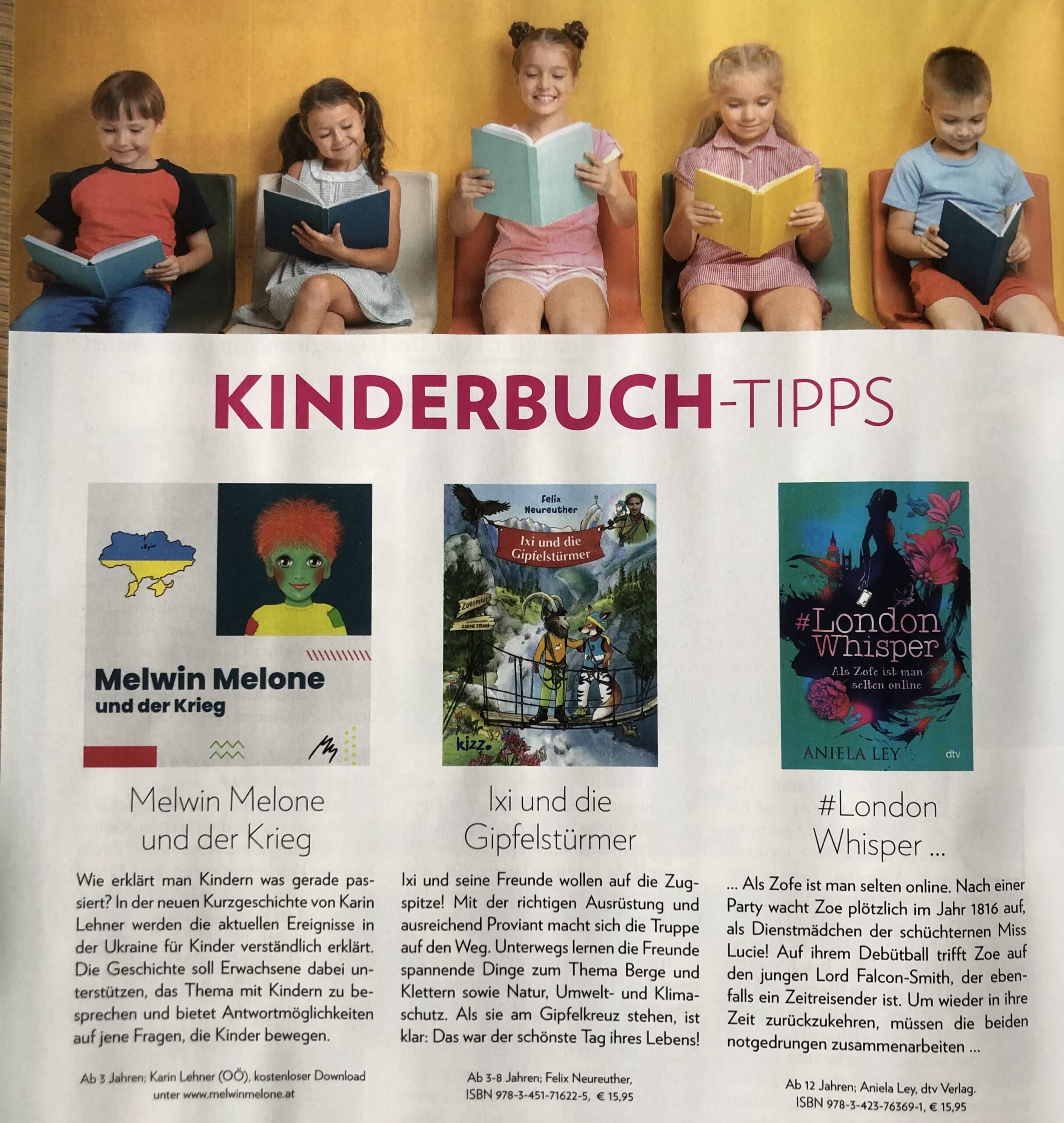 Kinderbuch-Tipps April 2022